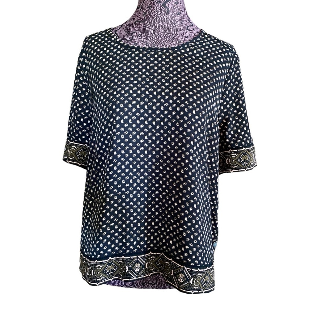 Scotch & Soda Sz M Paisley Resort Lounge Printed Top